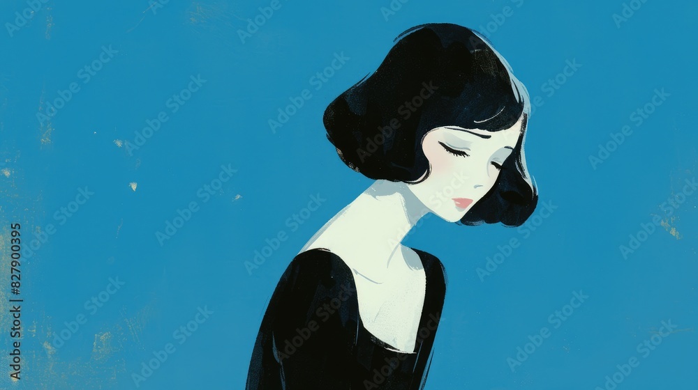 The leading lady stands as an iconic figure in the story The leading lady stands as an iconic figure in the story