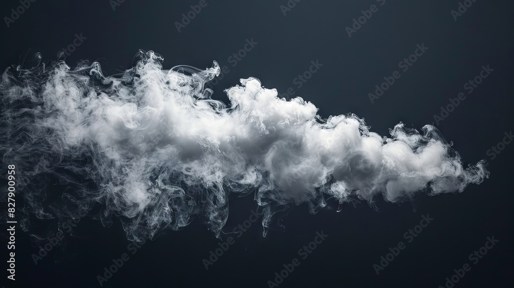 smoke on black background smoke on black background