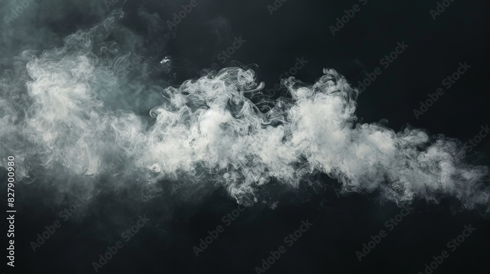 smoke on black background smoke on black background