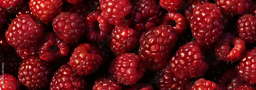 Fresh Raspberries Background, Juicy and Vibrant, Close-Up of Red Berries
Fresh Raspberries Background, Juicy and Vibrant, Close-Up of Red Berries