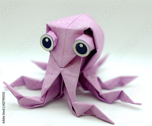 Origami Paper Octopus – 3D Cute Cartoon Sea Animal