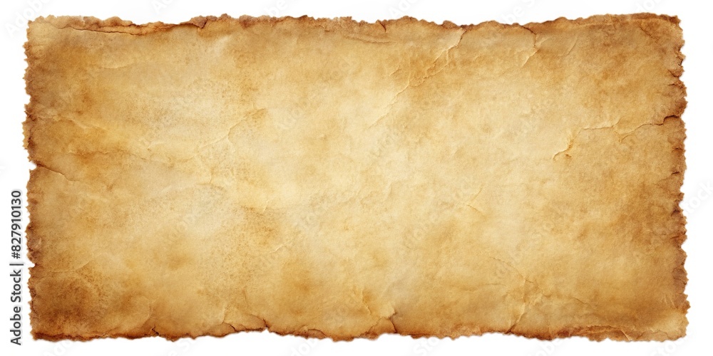 Weathered old beige parchment background with realistic texture