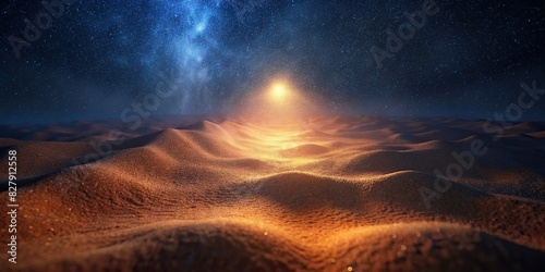 Rough grainy sand texture background with a subtle glow photo