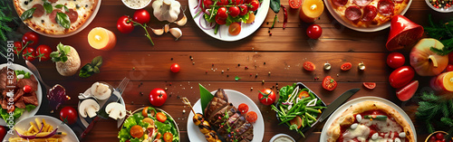 Gourmet grilled chicken dish artistically presented with fresh vegetables flavors and plating background
 photo