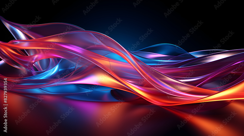Colorful Neon Light Waves: A Vibrant Display of Dynamic Energy and Motion, Featuring Radiant Colors, Futuristic Design, and Intricate Patterns Colorful Neon Light Waves: A Vibrant Display of Dynamic Energy and Motion, Featuring Radiant Colors, Futuristic Design, and Intricate Patterns