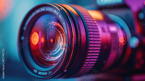 A Close-Up of a Skilled Camera Lens - Precision Optics in Photography