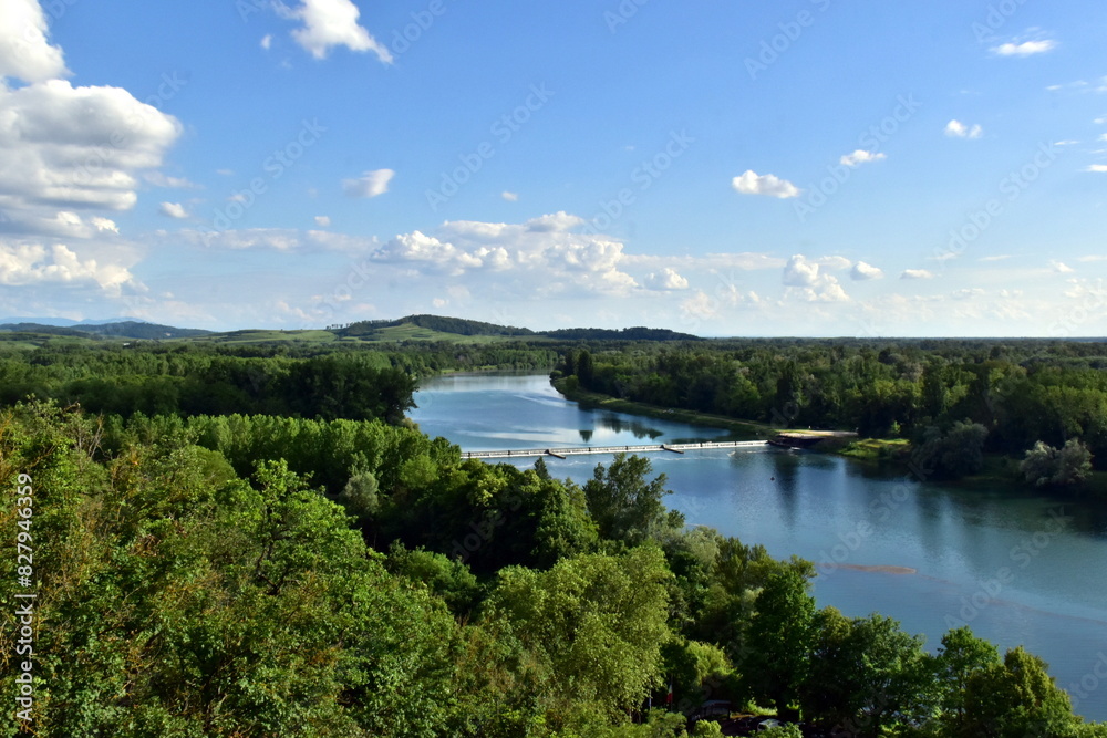 Der Rhein in Limburg am Kaiserstuhl