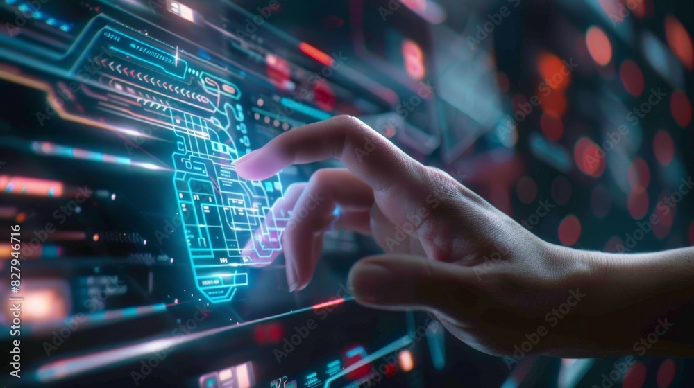 The ability to use hand gestures to control and interact with the AR interface providing a more intuitive and handsfree experience. The ability to use hand gestures to control and interact with the AR interface providing a more intuitive and handsfree experience.