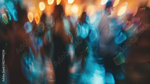 Blurred Effects in a Party Setting with People Enjoying themselves