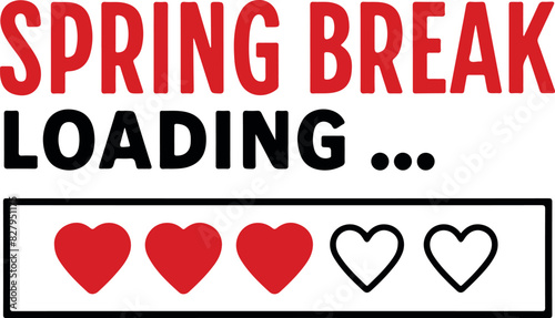 Spring Break Loading Vector