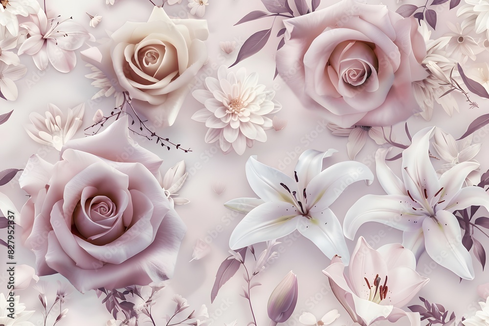 Backdrop of colorful roses Backdrop of colorful roses