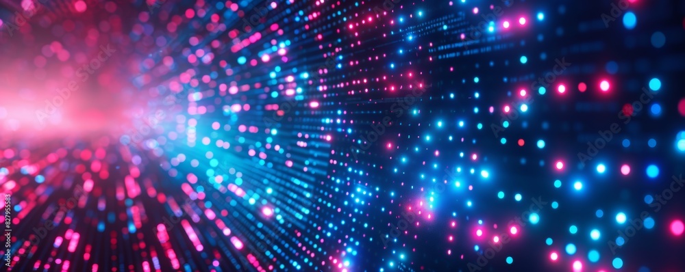 Technology abstract particle wave Background Technology abstract particle wave Background