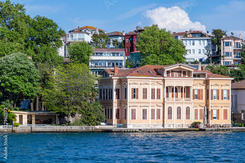 Historical majestic mansion on the Bosphorus. photo
