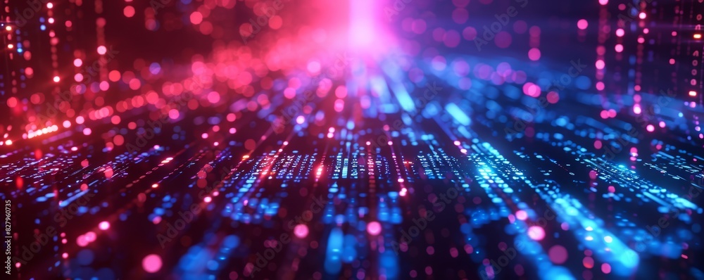 Technology abstract particle wave Background Technology abstract particle wave Background