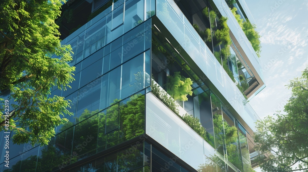 green trees and plants by modern glass skyscraper office building, nature and contemporary architecture, balance and harmony of environment and human, sustainability of ecosystem green trees and plants by modern glass skyscraper office building, nature and contemporary architecture, balance and harmony of environment and human, sustainability of ecosystem