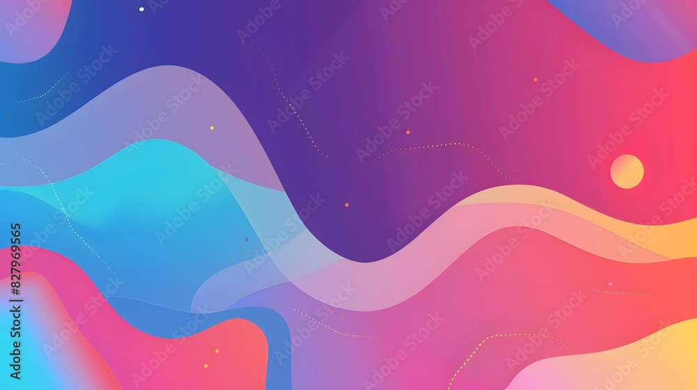 Abstract colorful gradient background design. paper cut wave abstract background. Colorful geometric background. Liquid color background design. Fluid shapes composition