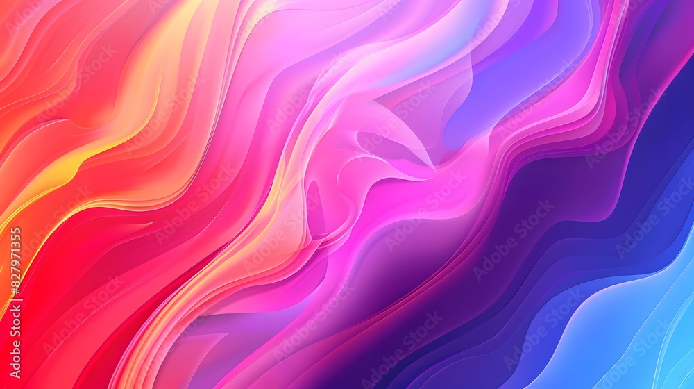 Fototapeta premium Abstract colorful gradient background design. paper cut wave abstract background. Colorful geometric background. Liquid color background design. Fluid shapes composition