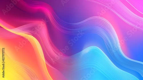 Abstract colorful gradient background design. paper cut wave abstract background. Colorful geometric background. Liquid color background design. Fluid shapes composition