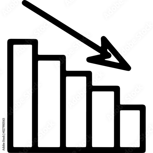 Stock Market Down - An image depicting a downward trend in the stock market, which can be inferred from the extracted path strings.