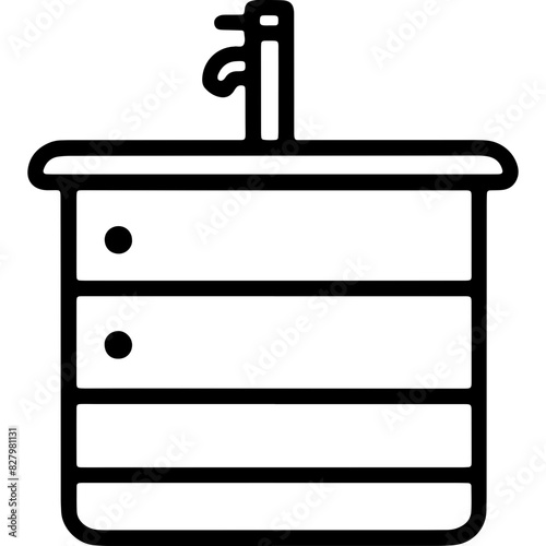 Icon Set: Bathroom Accessories - A graphic representation of var