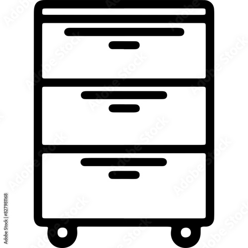 Icon Name Drawer - An image depicting a drawer, which can be inferred from the extracted path strings.