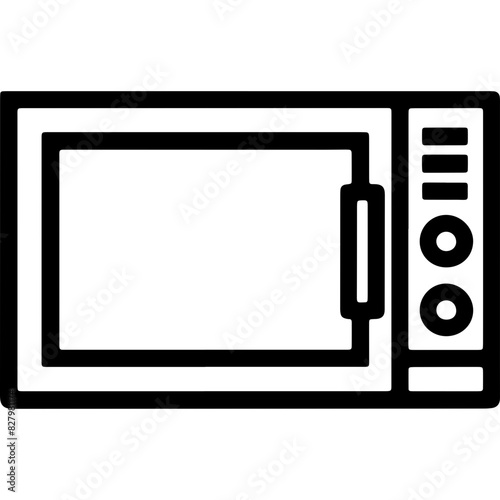 Icon Name Microwave - An image depicting a microwave, which can be inferred from the extracted path strings.