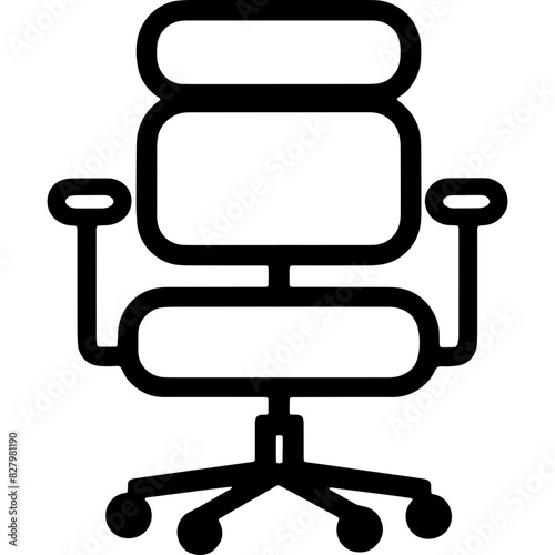 Icon Name Office Chair - An image depicting an office chair, which can be inferred from the extracted path strings.