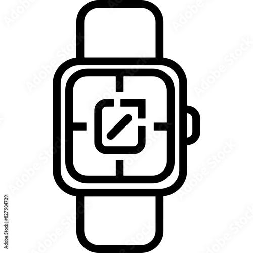 Icon Name Fitness Watch - An image depicting a fitness tracker, which can be inferred from the extracted path strings.