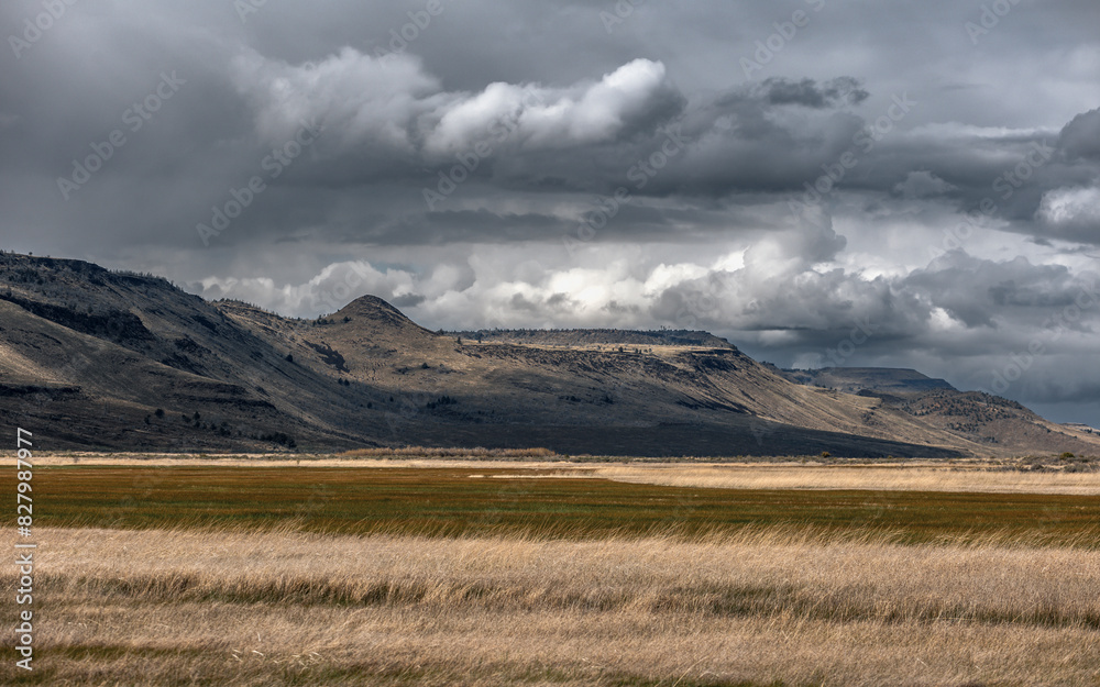Stormy Landscape of Eastern Oregon Wilderness near Alvord Desert
