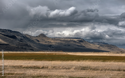 Stormy Landscape of Eastern Oregon Wilderness near Alvord Desert
