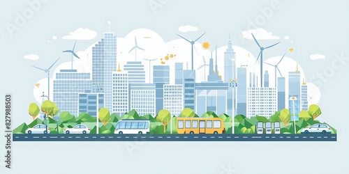 Smart city illustration