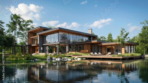 Country house in modern style