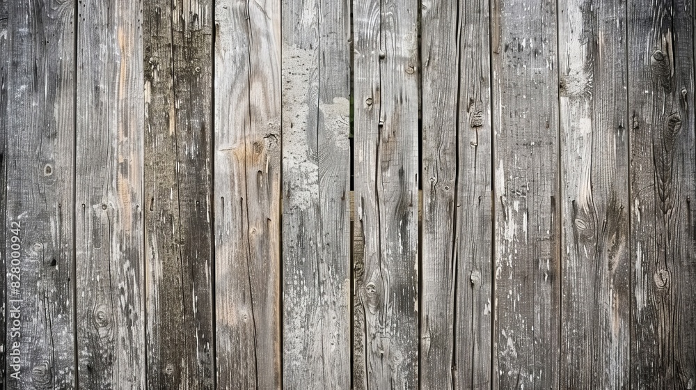 Fototapeta premium A wooden background with a lot of holes and splinters