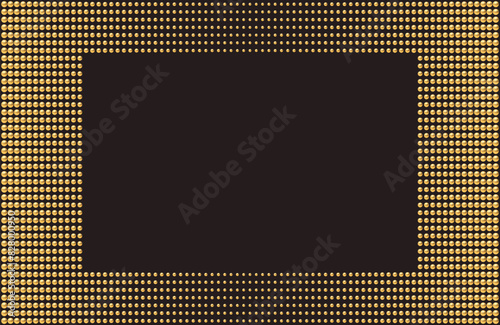 Golden luxury background with beads. Vector illustration.