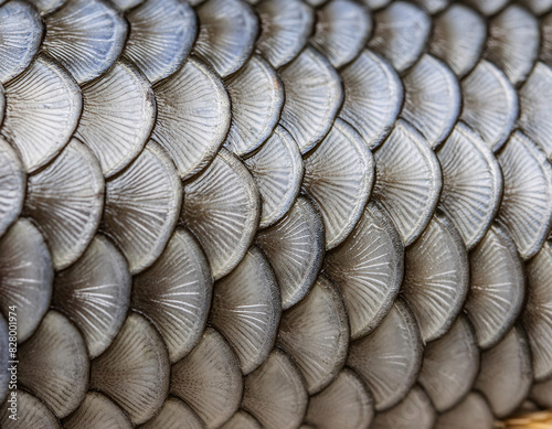 Nahaufnahme von wunderschönen silbernen Fisch Schuppen als hintergrund 