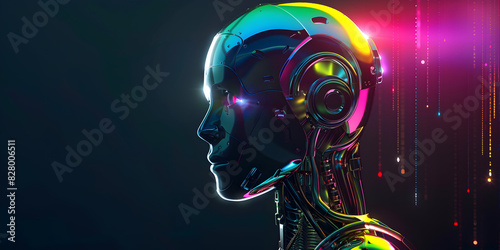 Futuristic Humanoid Android  © CarolineJeff