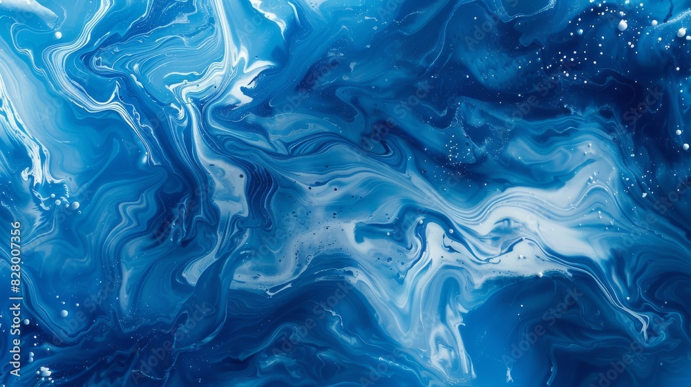 A blue ocean with a lot of white splatters A blue ocean with a lot of white splatters