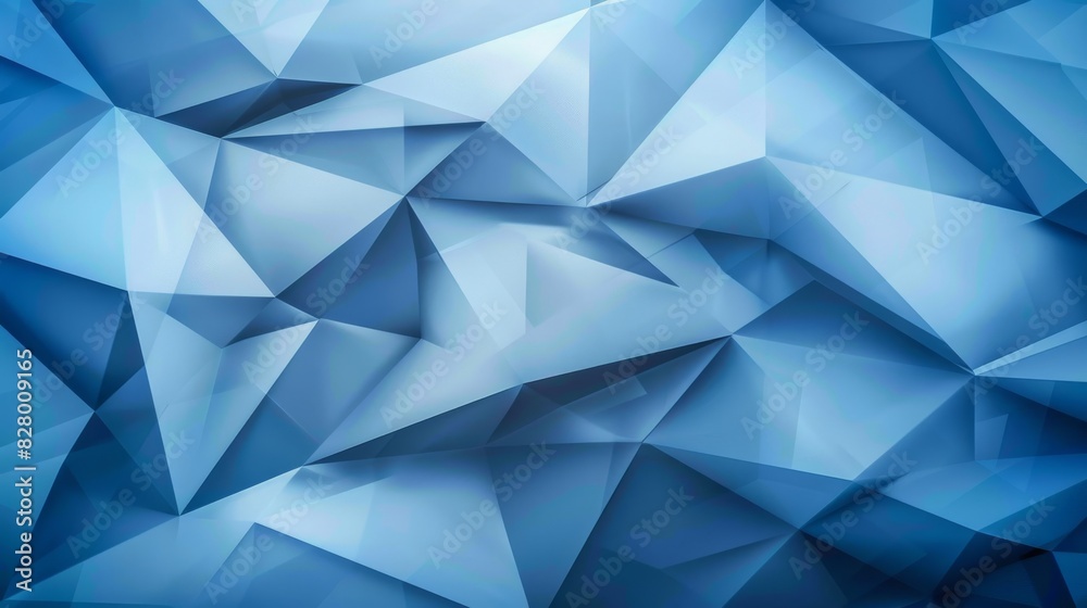 A blue background with triangles and a blue and white color scheme A blue background with triangles and a blue and white color scheme
