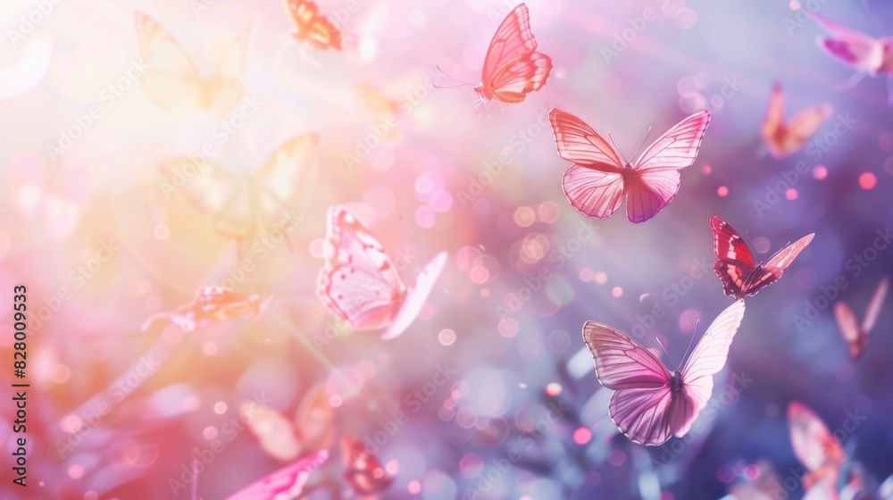 the concept of fairy day, beautiful butterfly background, copy space the concept of fairy day, beautiful butterfly background, copy space