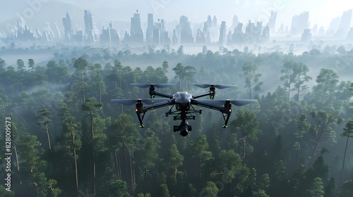 Aerial Environmental Surveillance: Autonomous Drones Monitoring Forest Ecosystems