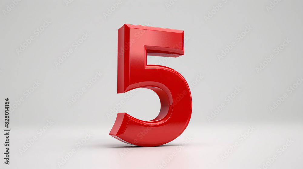 5 Percent Discount 3d Sign on white background 5 Percent Discount 3d Sign on white background