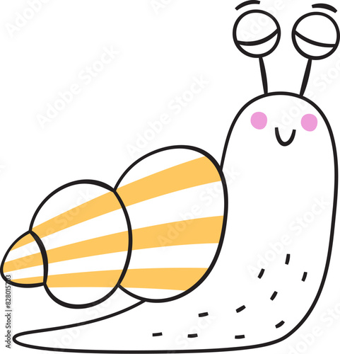 Dreaming Snail Doodle