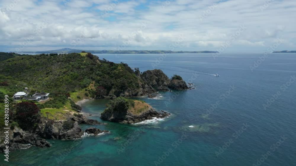 Beautiful View of Bays in Waiheke Island, New Zealand Beautiful View of Bays in Waiheke Island, New Zealand