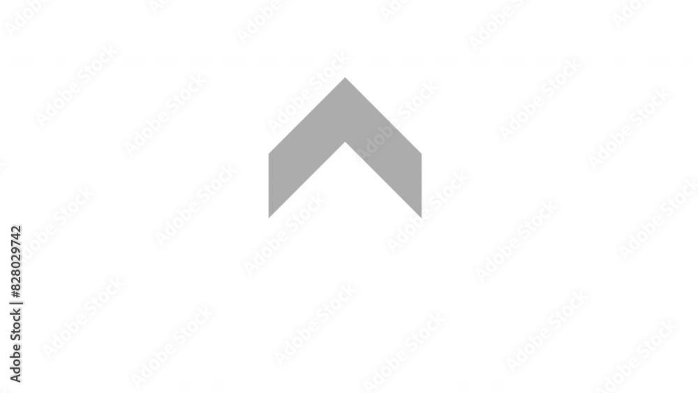 Black arrow going up success increase animation white background motion graphics Black arrow going up success increase animation white background motion graphics
