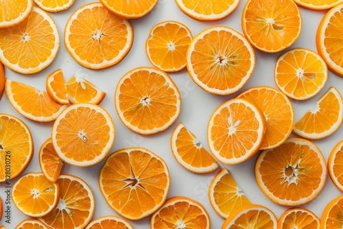 slices of citrus fruits - oranges
