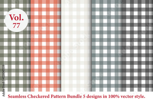 checkered pattern Vol.77,vector tartan,fabric texture in retro style,abstract colored