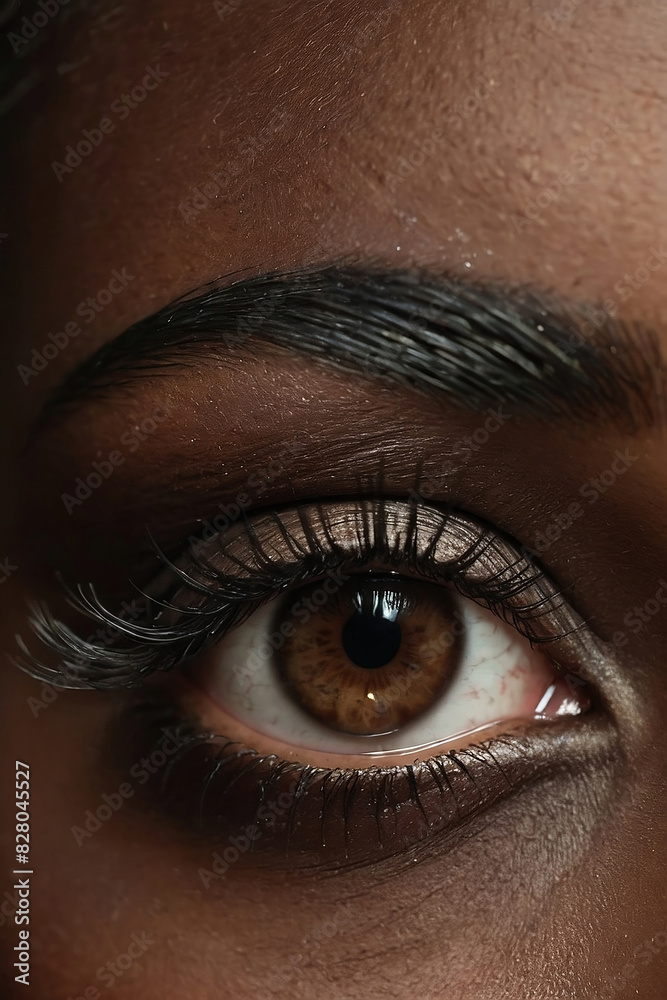 close-up view detailed brown eye close-up view detailed brown eye