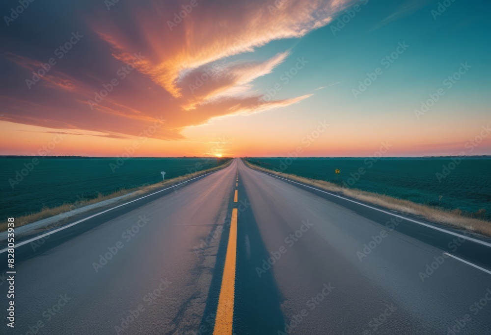 Fototapeta premium road to the mountains