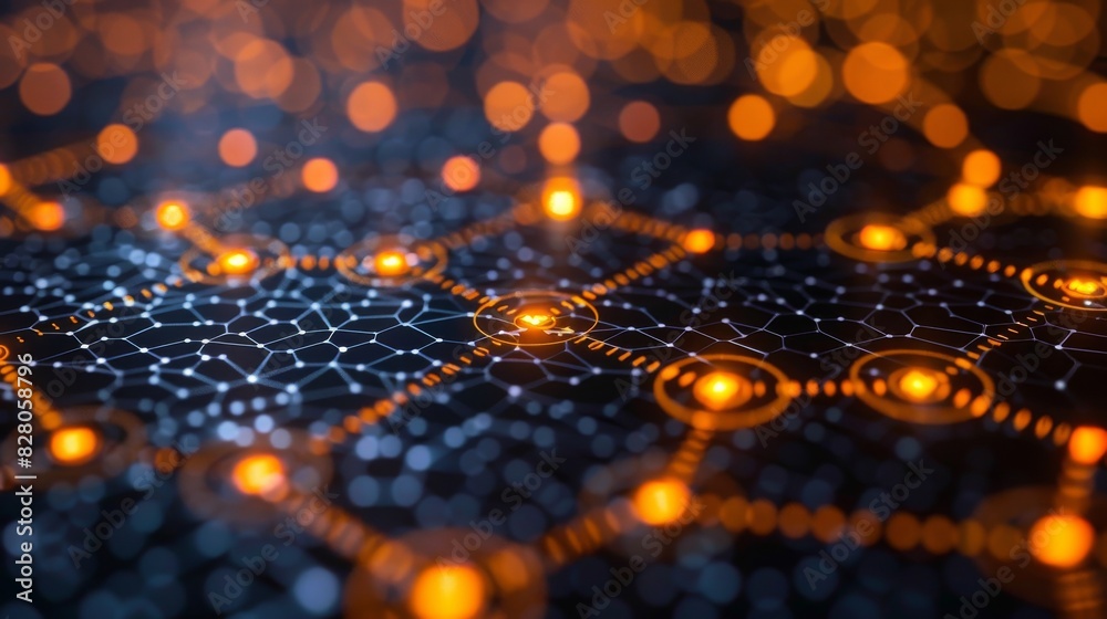An abstract background for technology showing a high tech interface with a dynamic composition and lots of lights. An abstract background for technology showing a high tech interface with a dynamic composition and lots of lights.