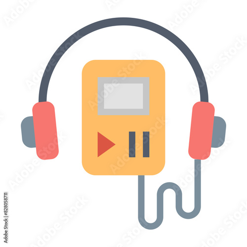 Walkman Icon: Iconic Portable Music Player Symbol